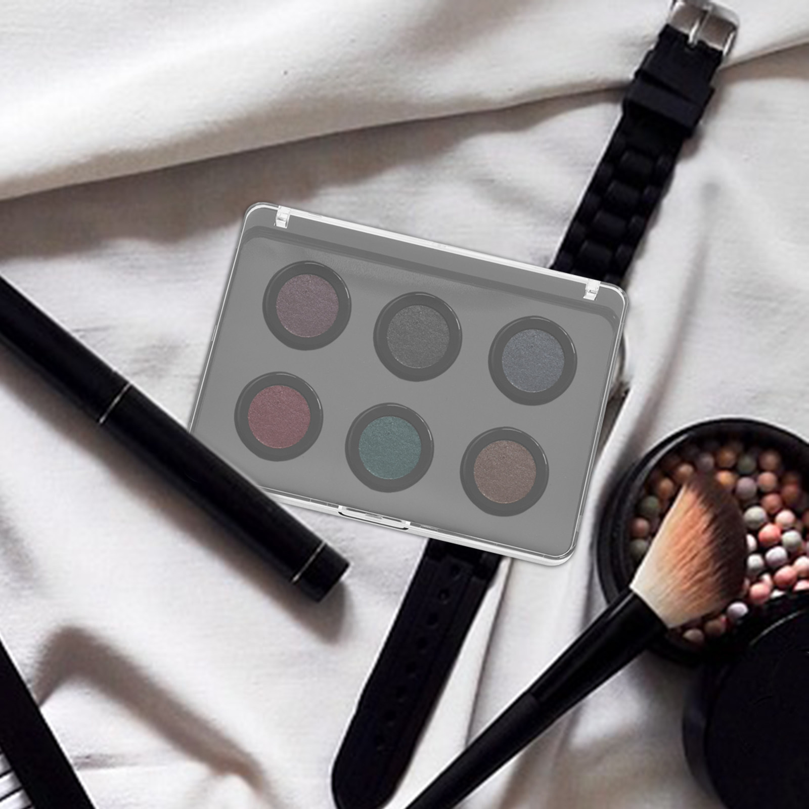 3Pcs Magnetic Empty Makeup Pal - Eyeshadow Palette 评论和价格