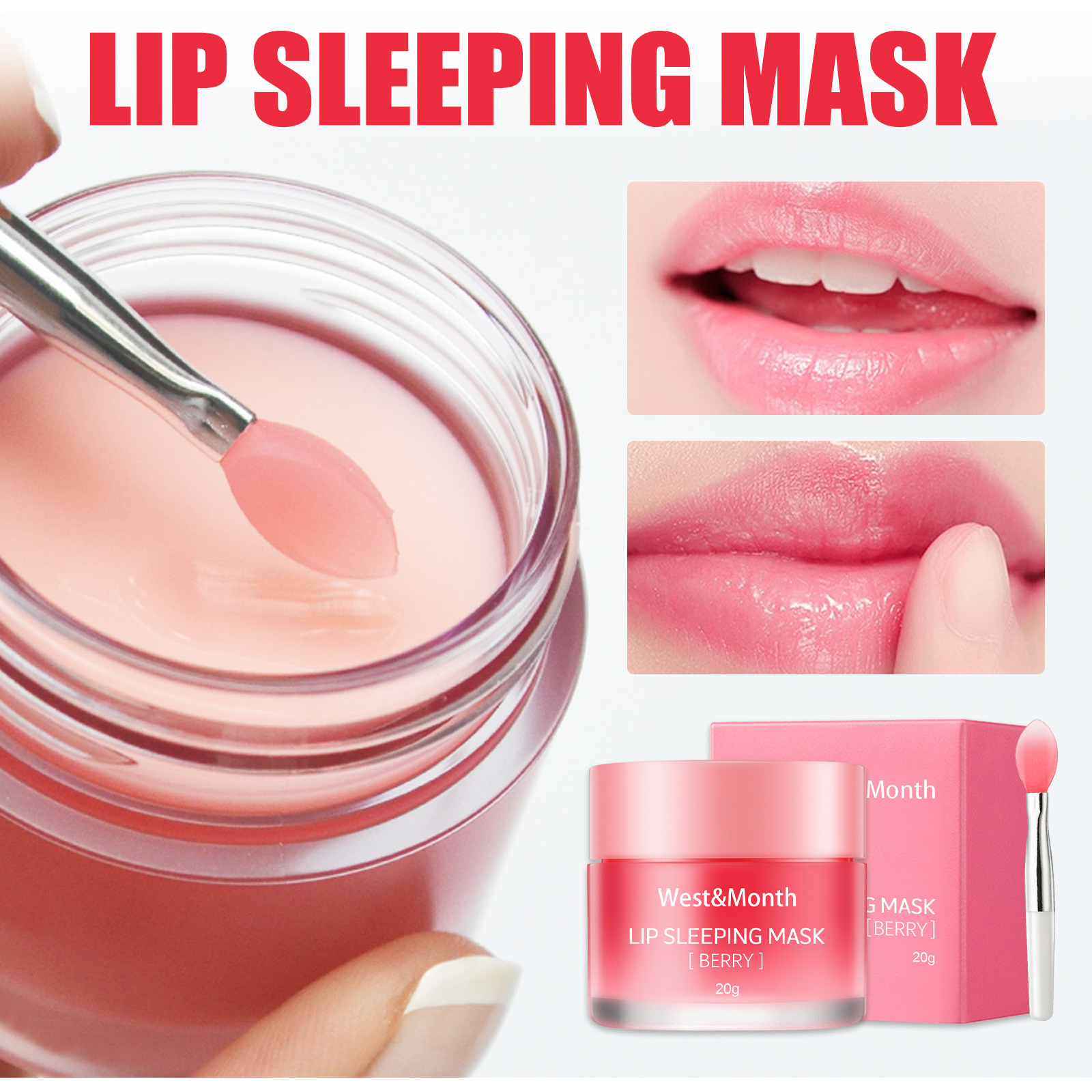 Sleeping Lip Mask Anti-Chapped - Beauty Makeup Cream 评论和价格