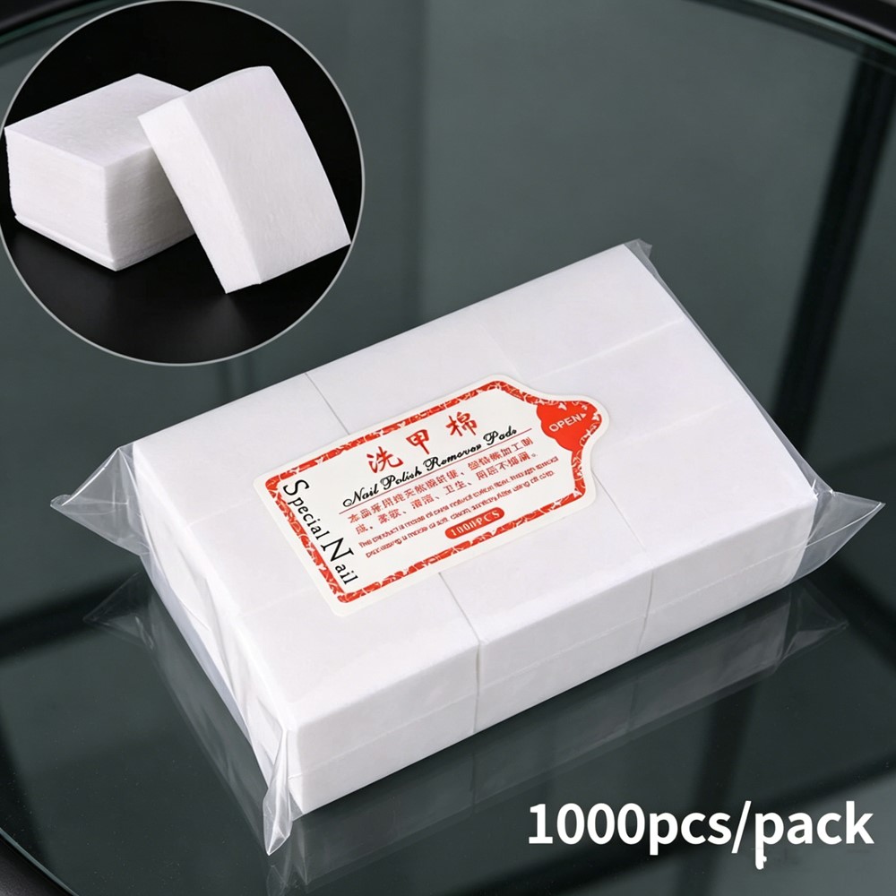1000Pcs 100% Nail Cotton Pads  - Gel Nail Polish 评论和价格