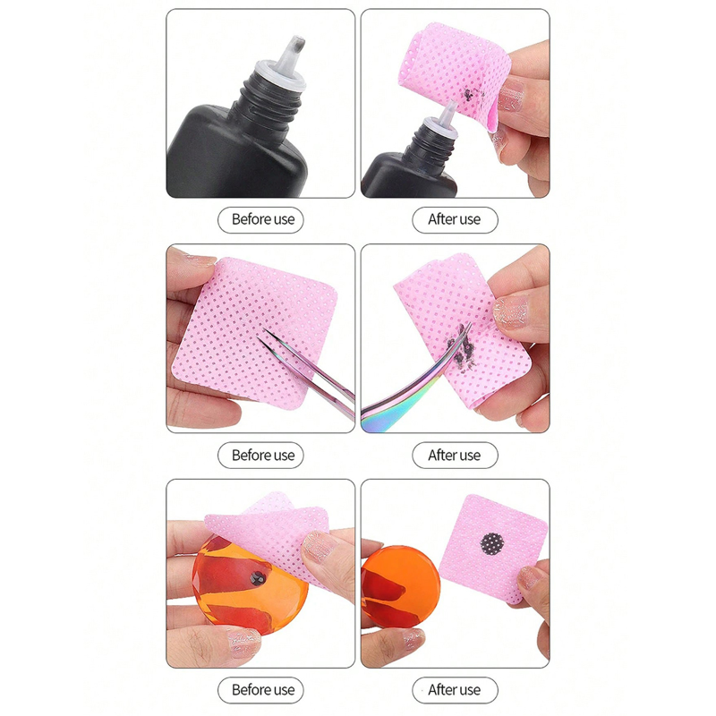 Lint Free Wipes Cleaning Tool  - Gel Nail Polish 评论和价格
