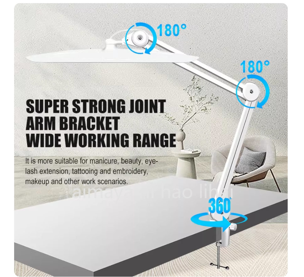 LED Long Arm Desk Lamp Makeup  - Beauty Works Makeup 评论和价格