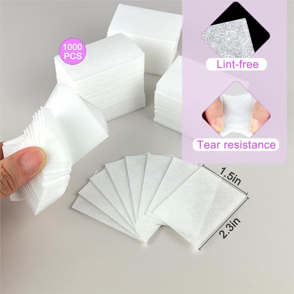 1000Pcs Lint Free Nail Wipes G - Gel Nail Polish 评论和价格
