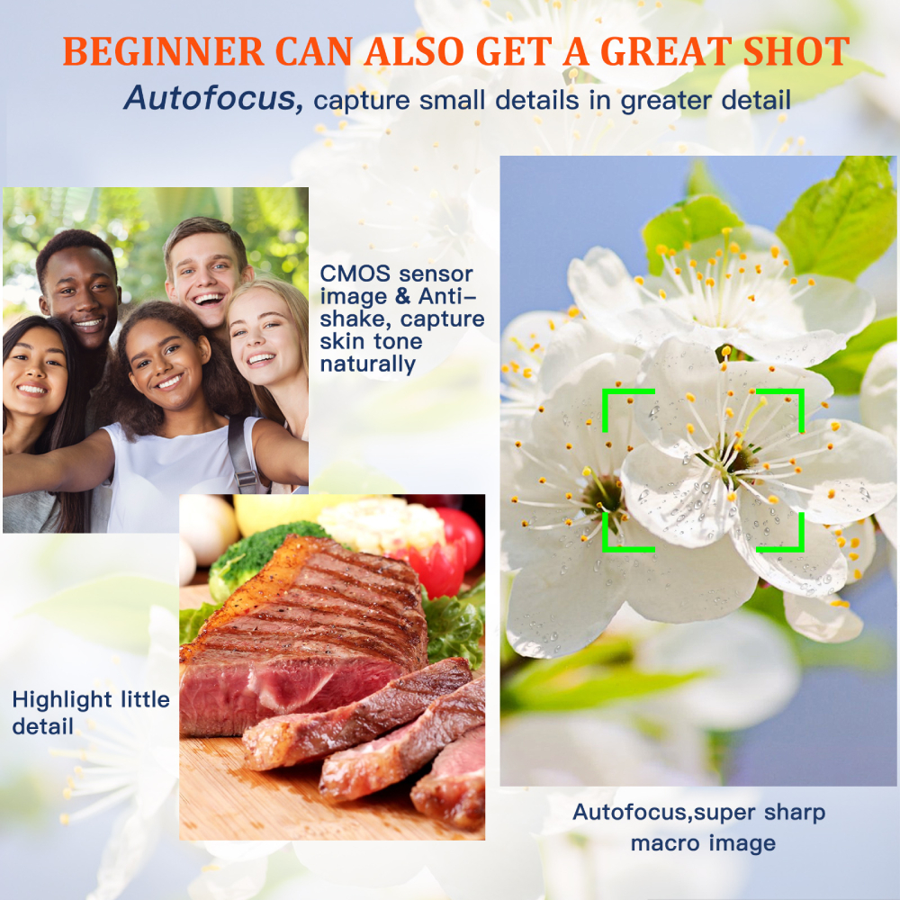 4K Digital Camera Auto Focus 4 - Beauty Makeup Images 评论和价格