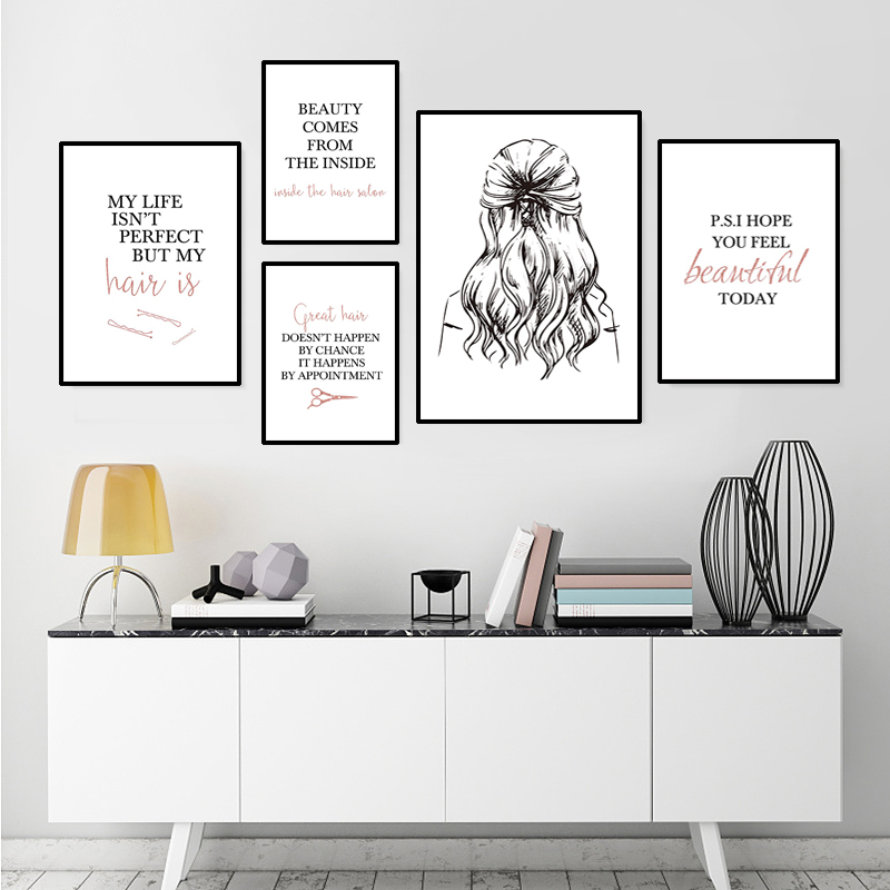 barbershop quote art posters h - Beauty Of Makeup Quotes 评论和价格
