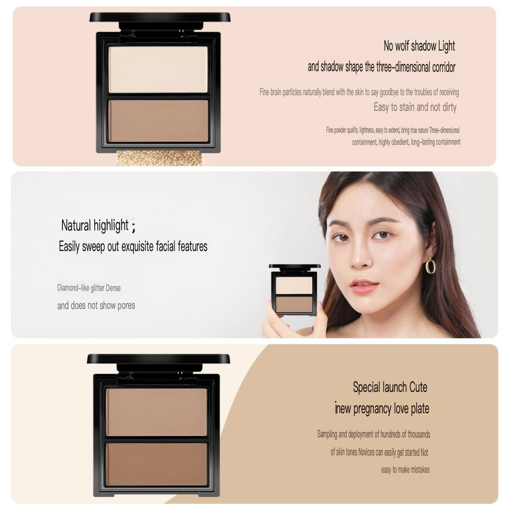 NOVO Two Tone Makeup Disc Powd - Beauty Makeup Novo 评论和价格