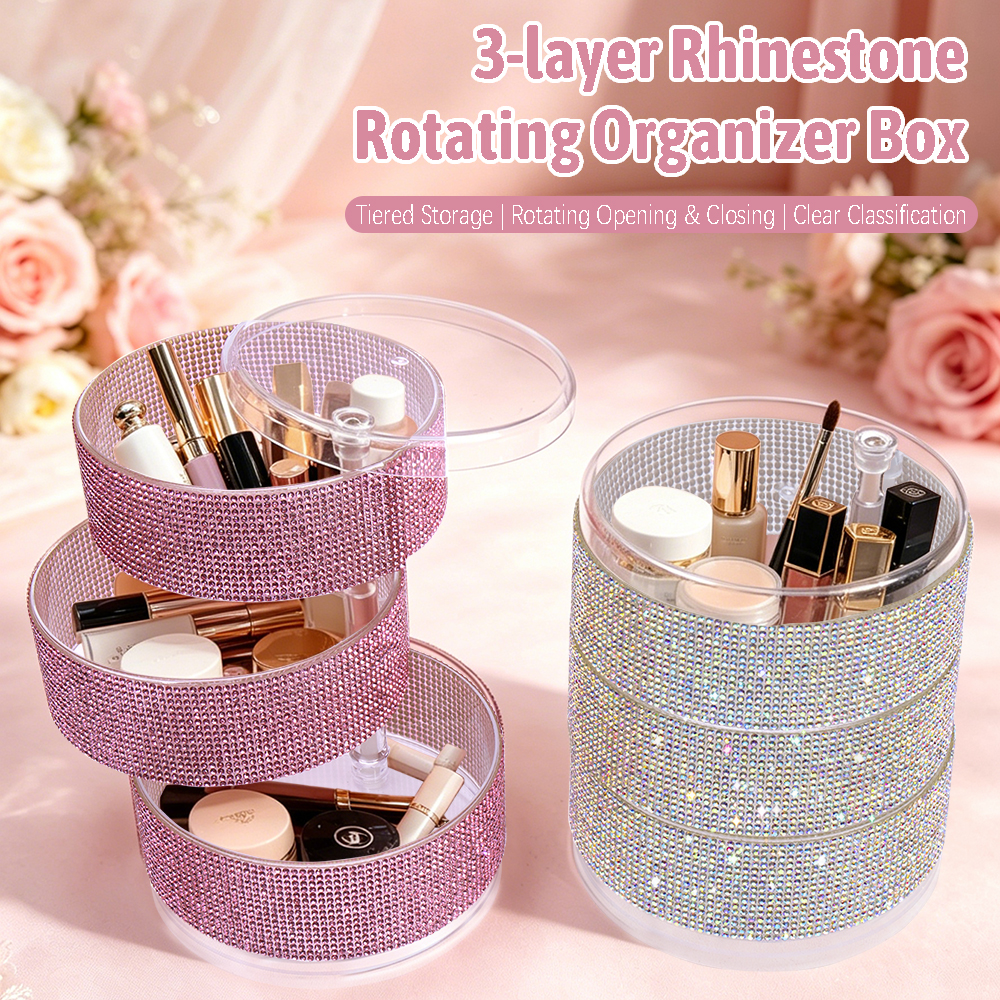 3-Layer Rotating Rhinestone Ma - Eyeshadow Palette 评论和价格