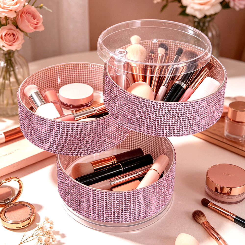 3-Layer Rotating Rhinestone Ma - Eyeshadow Palette 评论和价格