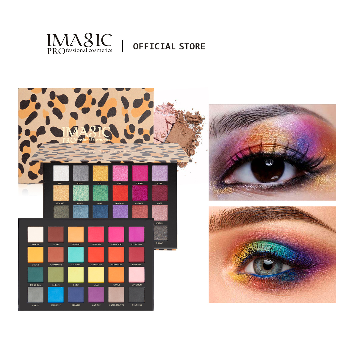 IMAGIC 48-Color Eyeshadow Matt - Beauty Makeup Images 评论和价格