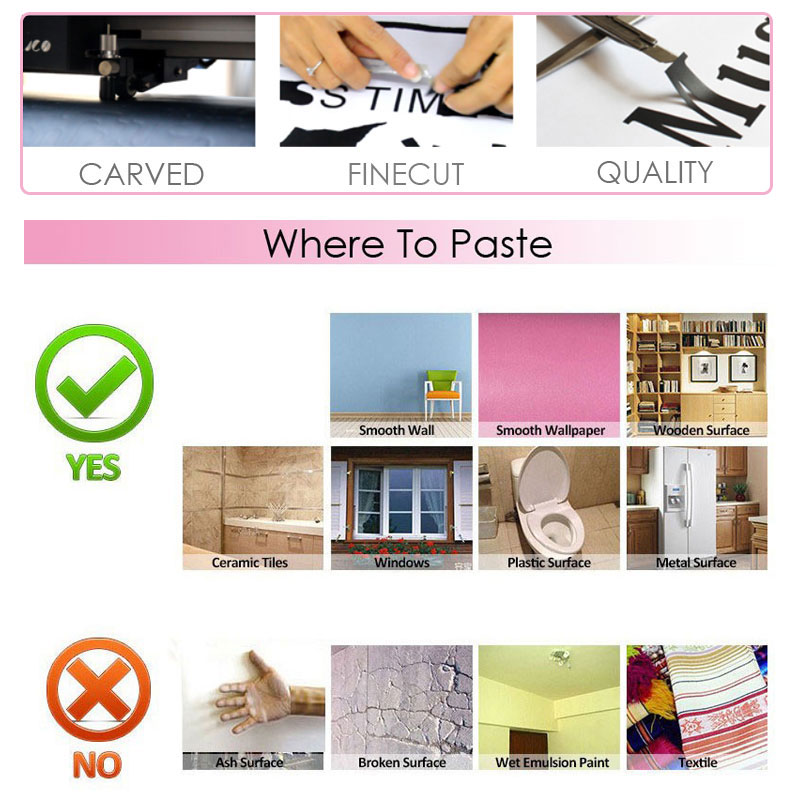 Eyelashes Brows Wall Decal Bea - Beauty Of Makeup Quotes 评论和价格