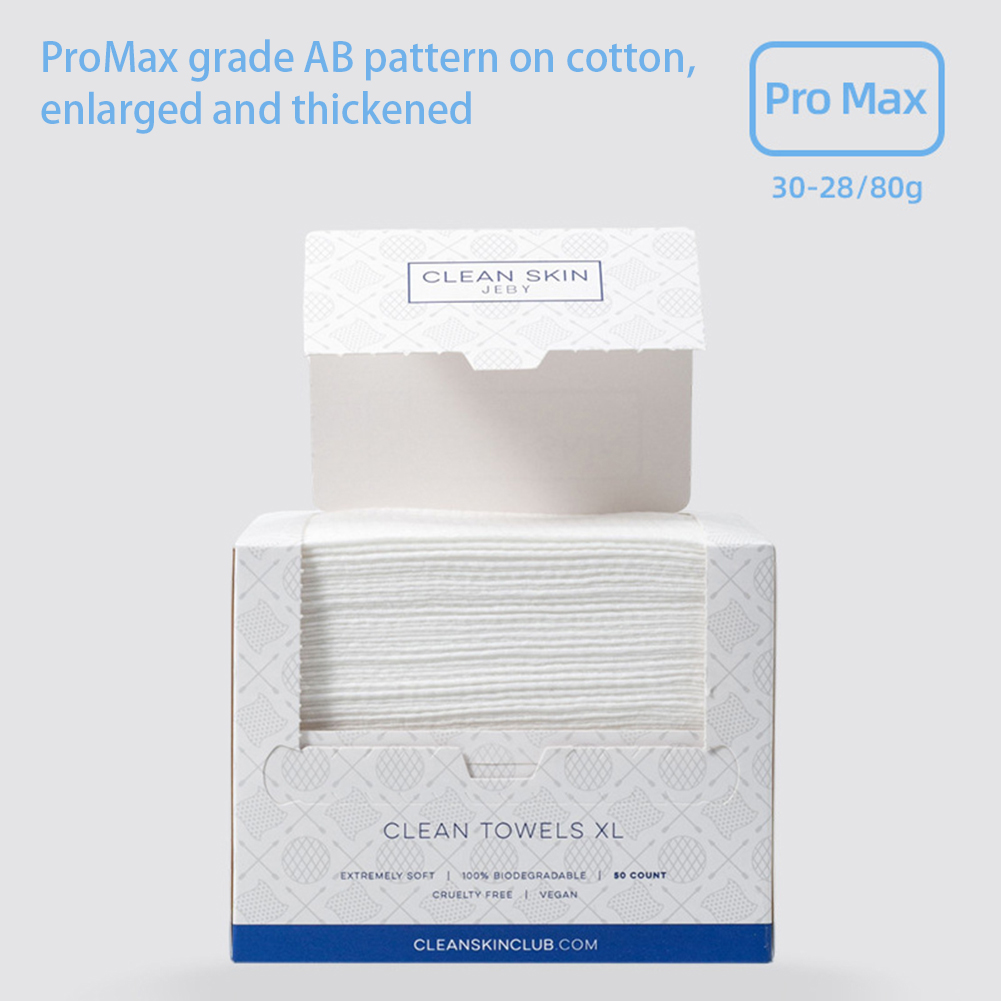 50pcs/Box Thickeneded Face Cle - Beauty Makeup Remover 评论和价格