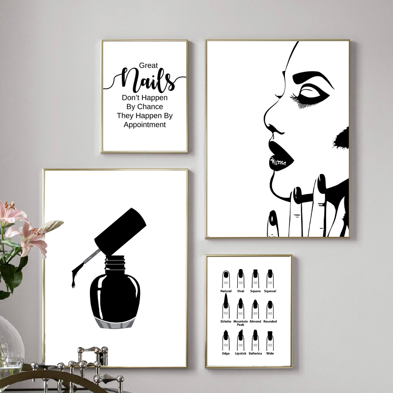 Nail Salon Quotes Makeup Wall  - Beauty Of Makeup Quotes 评论和价格