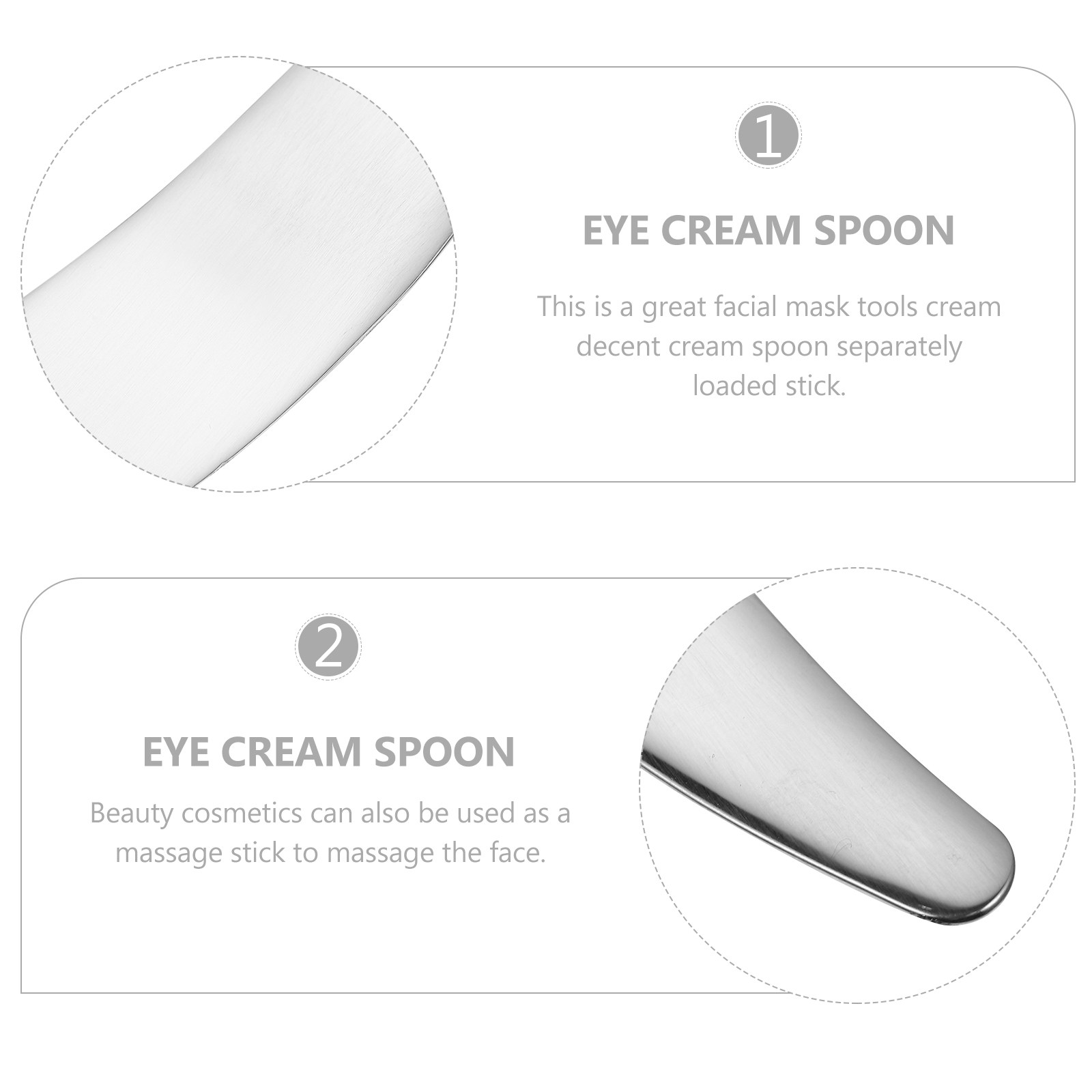 Stainless Steel Eye Cream Spoo - Beauty Makeup Cream 评论和价格