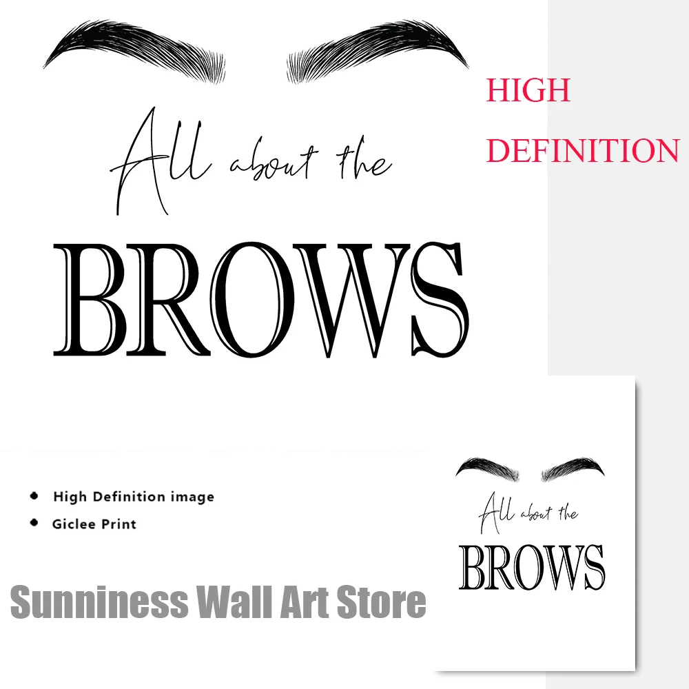 Fashion MakeUp Canvas Painting - Beauty Of Makeup Quotes 评论和价格