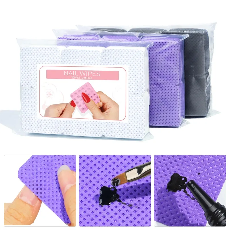 100pcs/Pack Lint-free Nail Pol - Gel Nail Polish 评论和价格