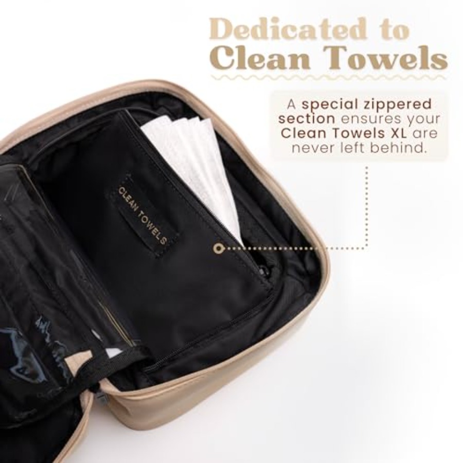 Clean Towels XL Dedicated Trav - Makeup And Beauty 评论和价格