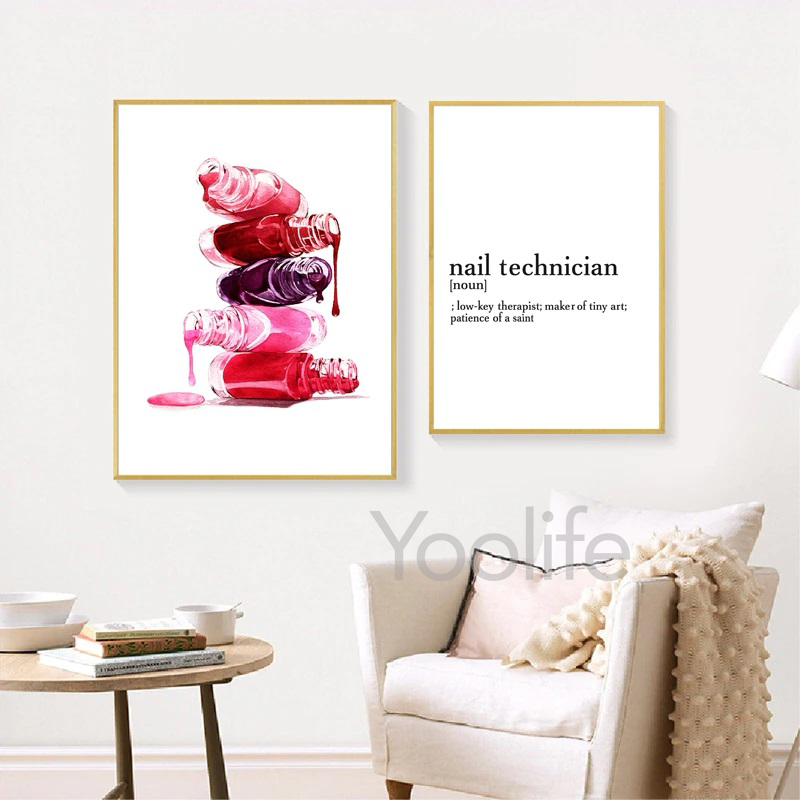 Nail Salon Quotes Makeup Wall  - Beauty Of Makeup Quotes 评论和价格