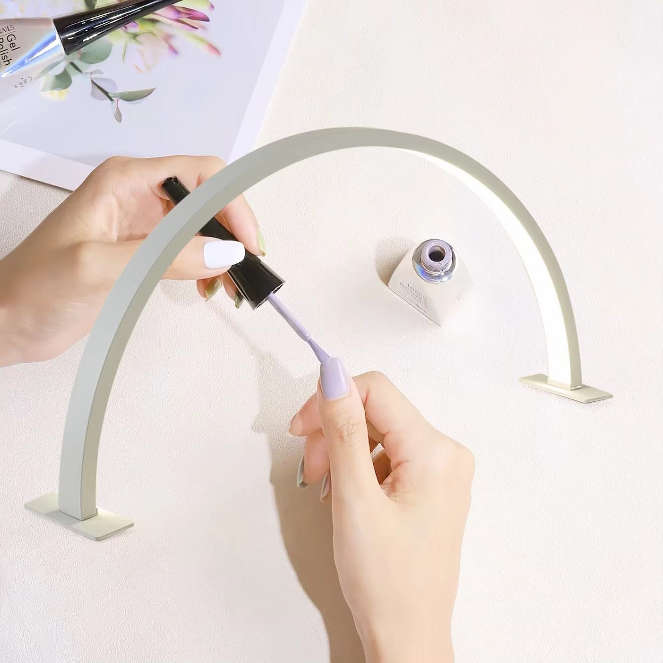 LED Nail Lamp Half Moon Beauty - Beauty No Makeup 评论和价格