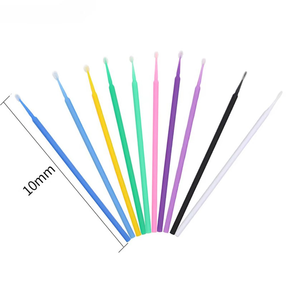 100PCS Eyelash Cleaning Brush  - Beauty Makeup Remover 评论和价格
